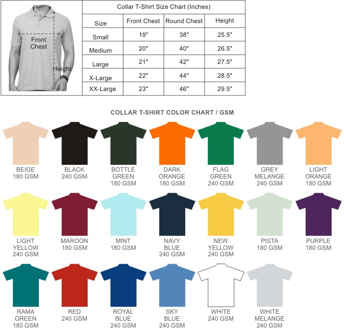 T Shirt Gsm Chart