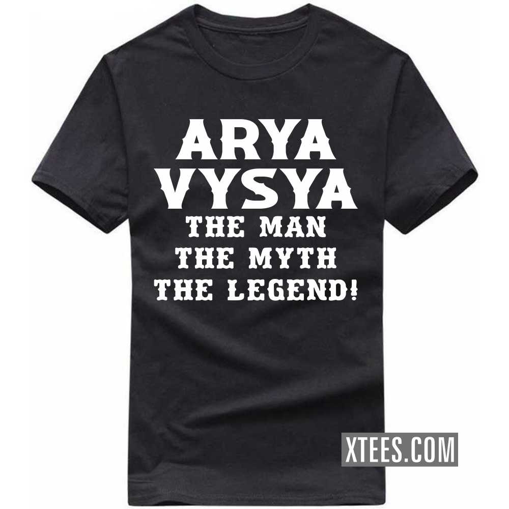 ARYA VYSYA Mode On Caste Name T-shirt image