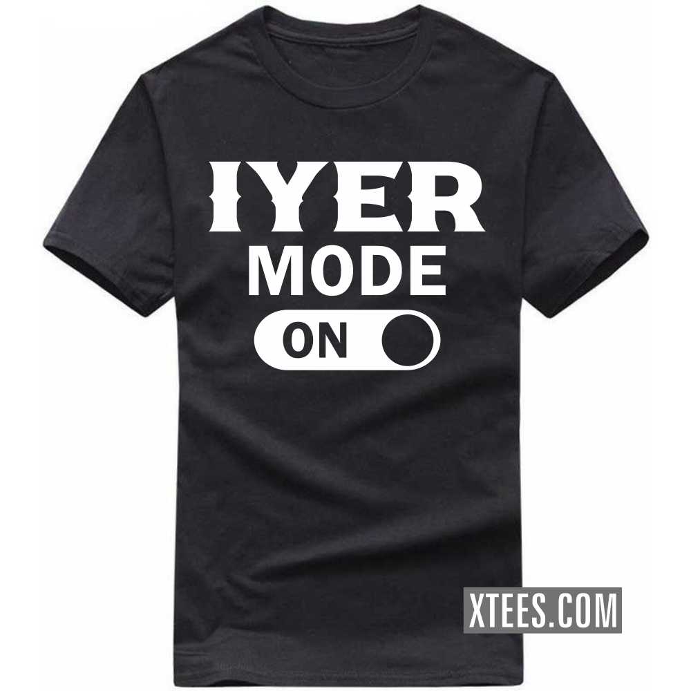 Iyer Mode On Caste Name T-shirt image