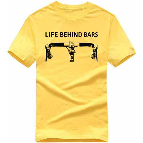 Life Behind Bars Cycling Cycling Slogan T-shirts image