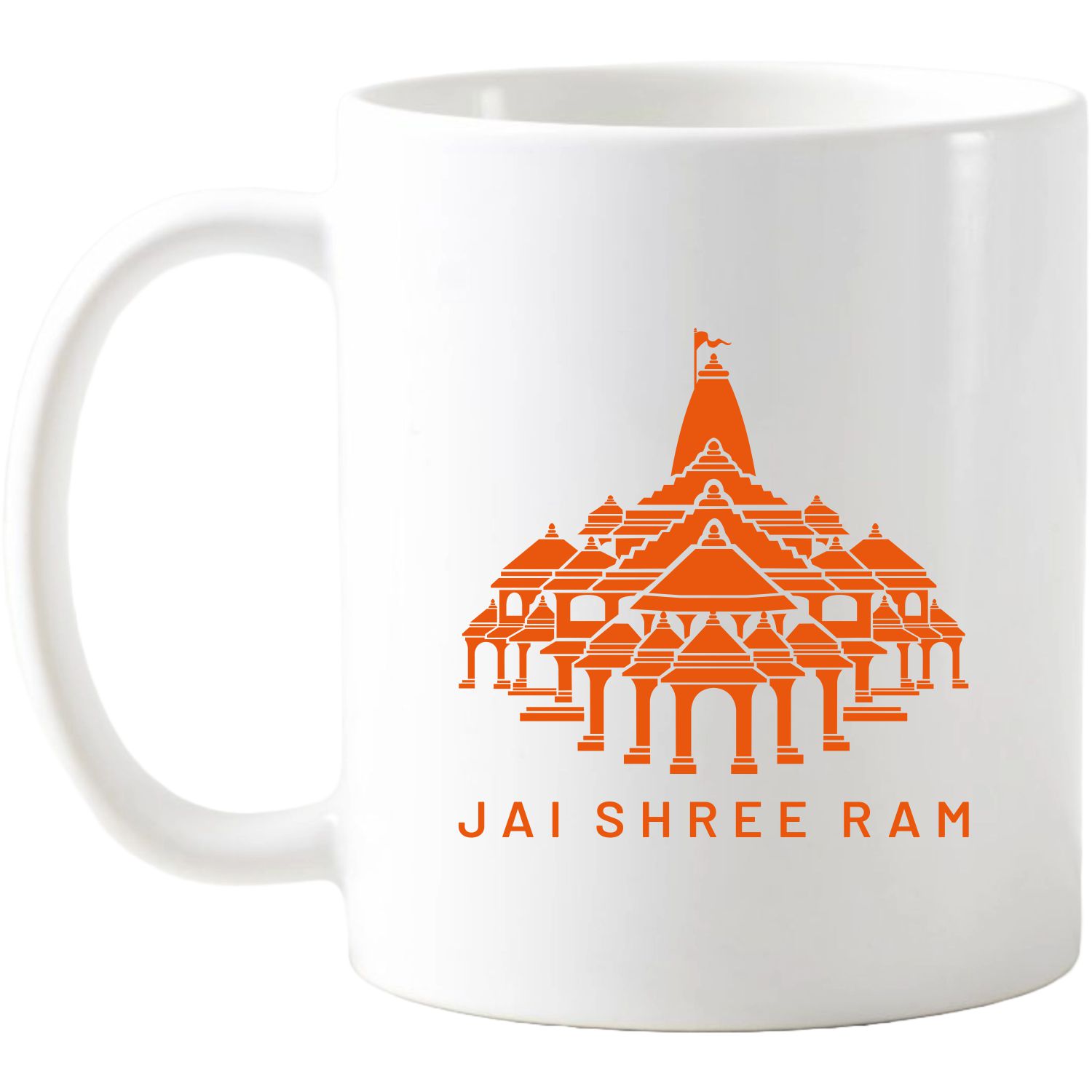 Ram Mandir Logo Printed Coffee Mug image