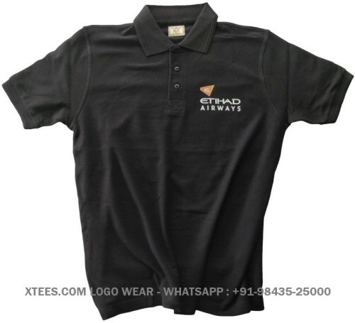 Custom logo printed collar polo t-shirts Custom logo printed collar polo t-shirts