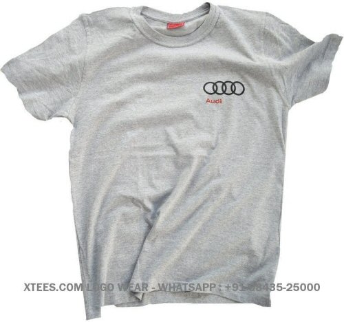 Custom logo printed round neck t-shirts Custom logo printed round neck t-shirts