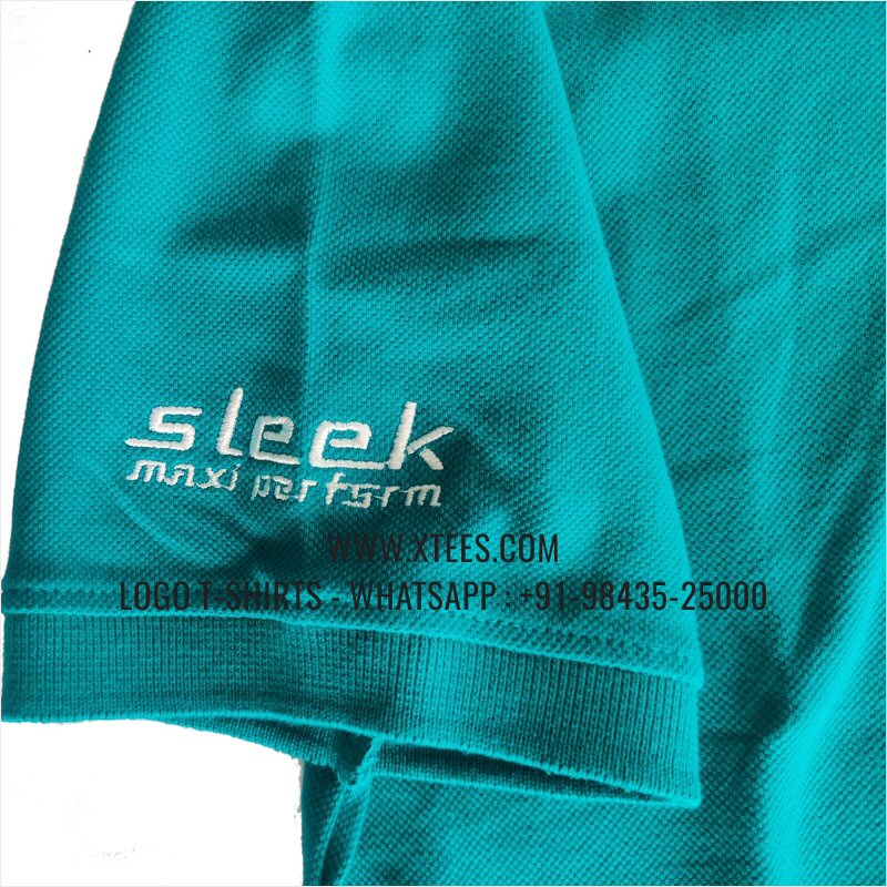 Uniform T-Shirt | Solid Color Collar Polo T-Shirt | 100% Cotton | 240 GSM Thick Pique Airtex Fabric | Reliance Green | Logo Hi Res Digital Print