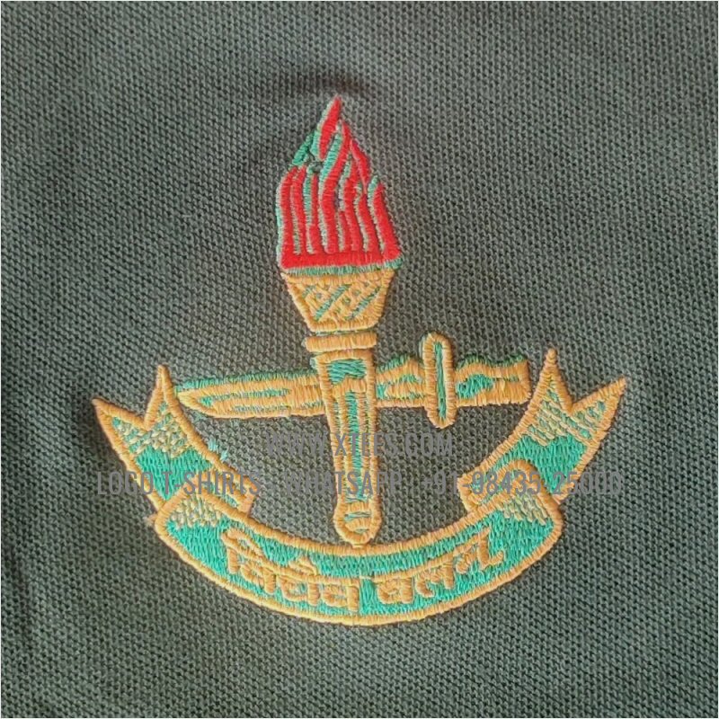 Alumni Reunion T-Shirt | Collar Polo T-Shirt | 100% Cotton | 240 GSM Thick Pique Airtex Fabric | Forest Green | Logo Embroidery