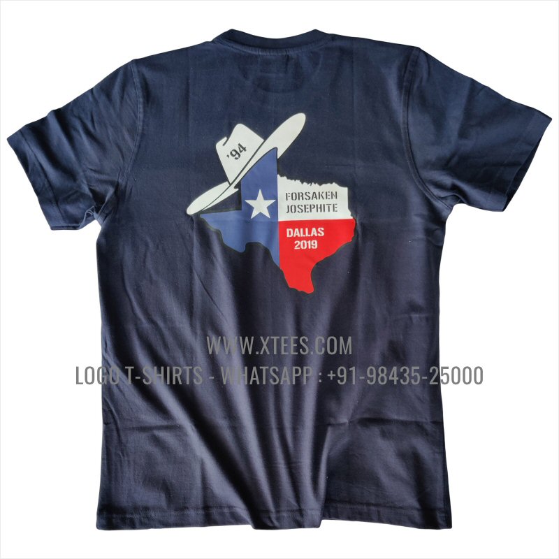 Alumni Reunion T-Shirt | Round Neck T-Shirt | 100% Cotton | 180 GSM Fine Fabric | Navy | Design Rubber Print
