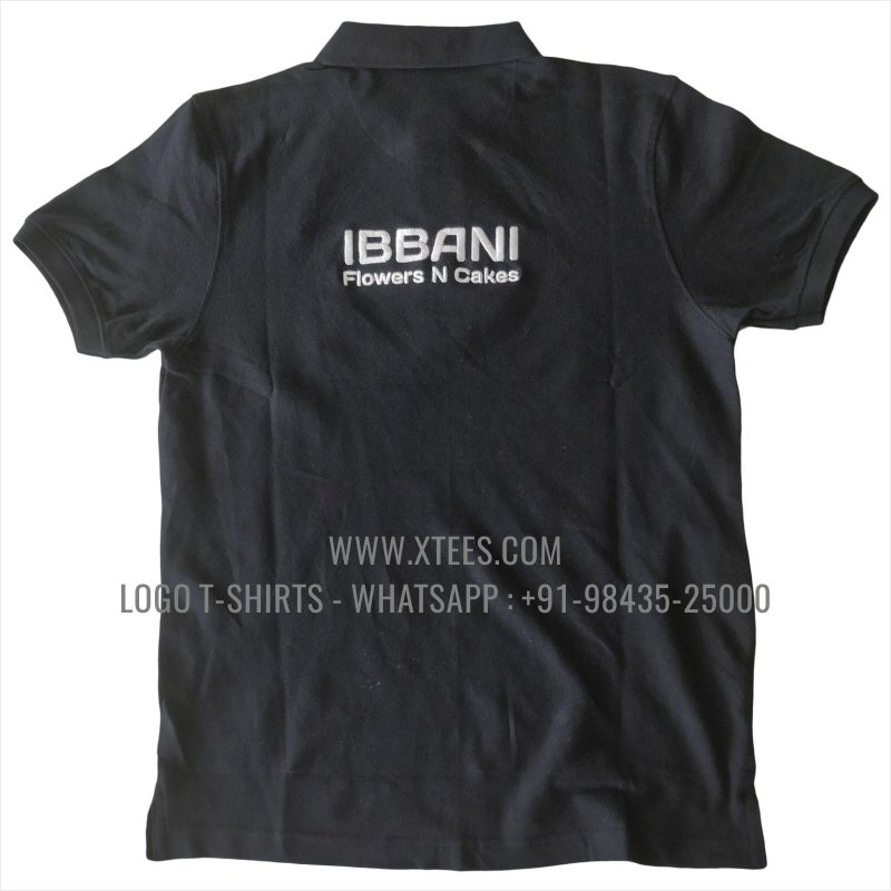 Flower Delivery Uniform T-Shirt | Collar Polo T-Shirt | 100% Cotton | 240 GSM Thick Pique Airtex Fabric | Grey Melange | Logo Embroidery