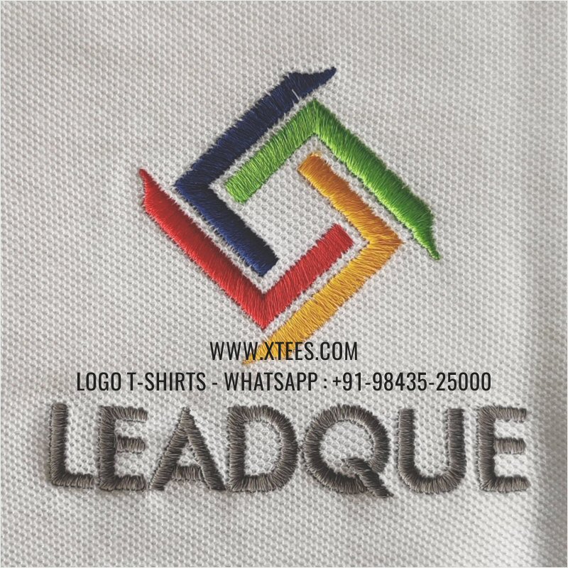 Logo Embroidery Collar Polo T-Shirt | 100% Cotton | 240 GSM Thick Pique Airtex Fabric | White