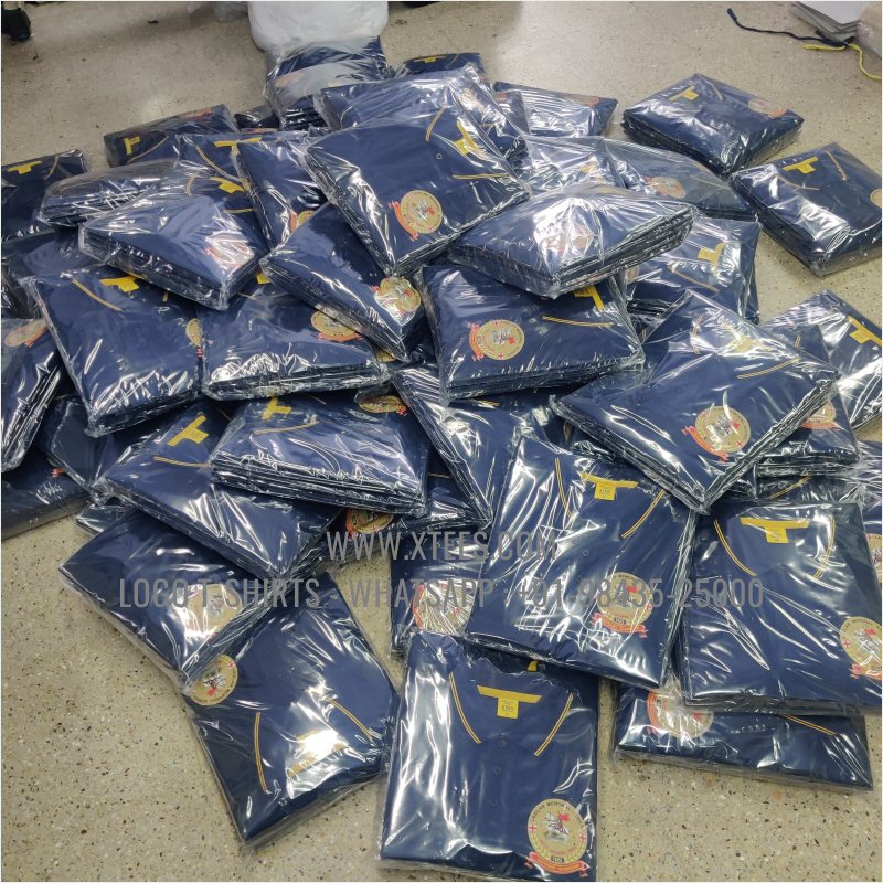 Tipping Collar Polo T-Shirt | 100% Cotton | 240 GSM Thick Pique Airtex Fabric | Navy | Logo Embroidery