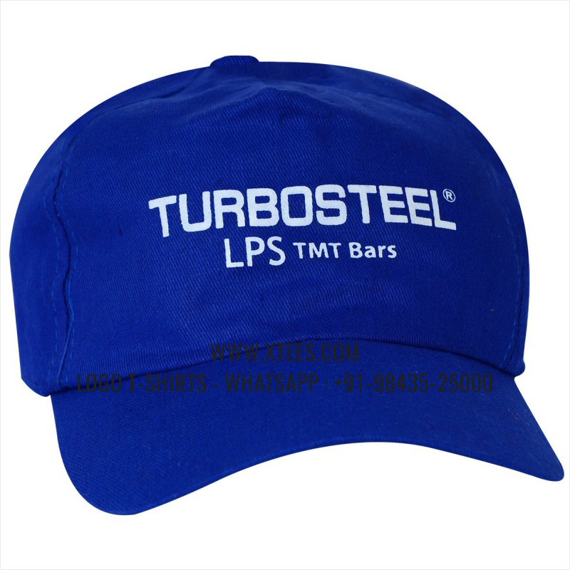 Logo Caps | 100% Cotton | Twill Fabric | 5 Panel Cap | Logo Print