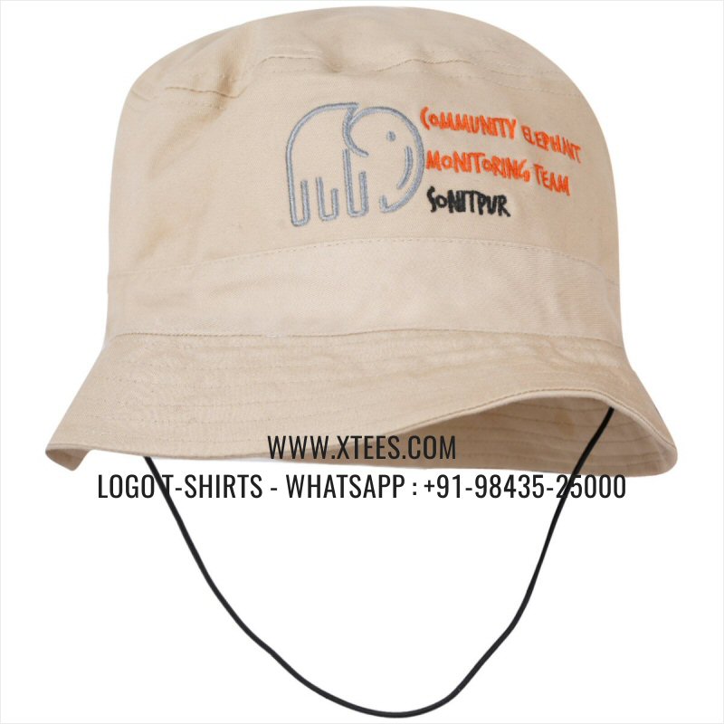Logo Hats | 100% Cotton | Twill Fabric | Hat With String | Logo Embroidery