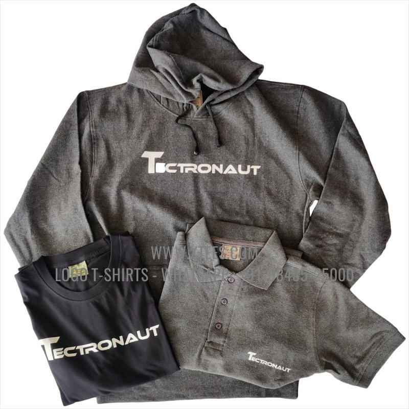 Hoodie | 100% Cotton | 300 GSM Fleece Fabric | Charcoal Melange | Logo Print