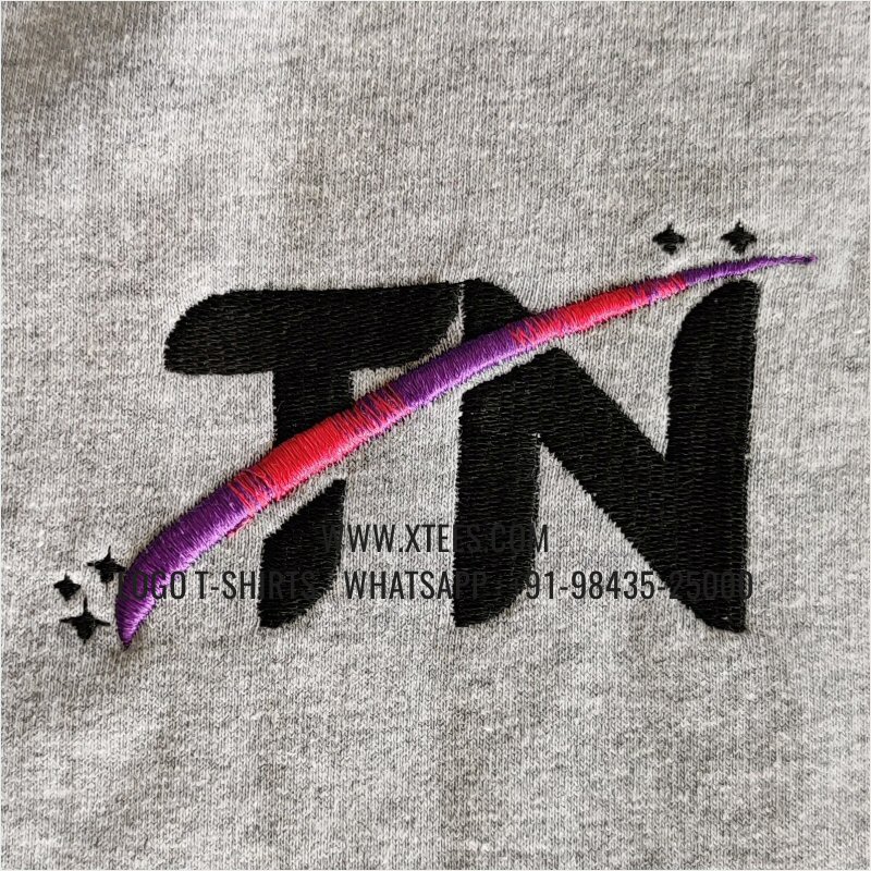 Full Zipper Hoodie | 100% Cotton | 300 GSM Fleece Fabric | Grey Melange | Logo Embroidery
