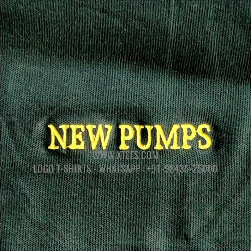 Economy Cotton Collar Polo T-Shirt | 100% Cotton | 200 GSM Thick Pique Fabric | Bottle Green | Logo Embroidery