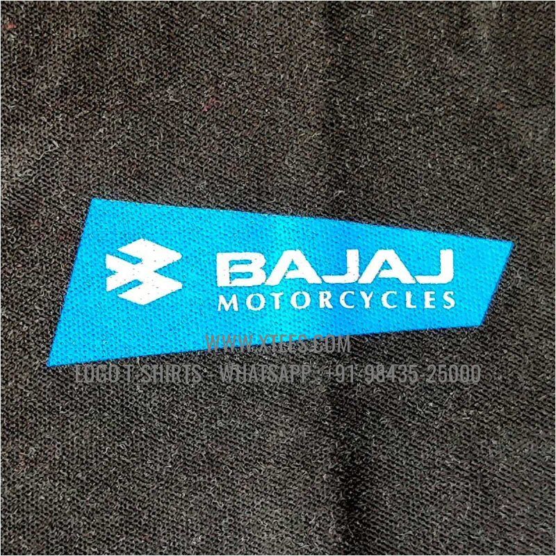 Economy Cotton Collar Polo T-Shirt | 100% Cotton | 200 GSM Thick Pique Fabric | Black | Logo Print