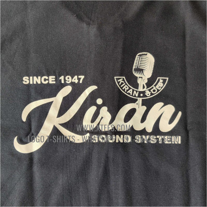 Economy Cotton Collar Polo T-Shirt | 100% Cotton | 200 GSM Thick Pique Fabric | Navy | Logo Print