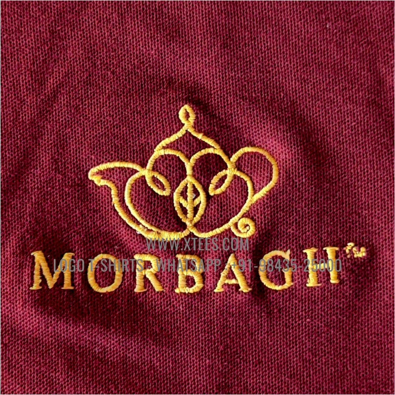 Economy Cotton Collar Polo T-Shirt | 100% Cotton | 200 GSM Thick Pique Fabric | Maroon | Logo Embroidery