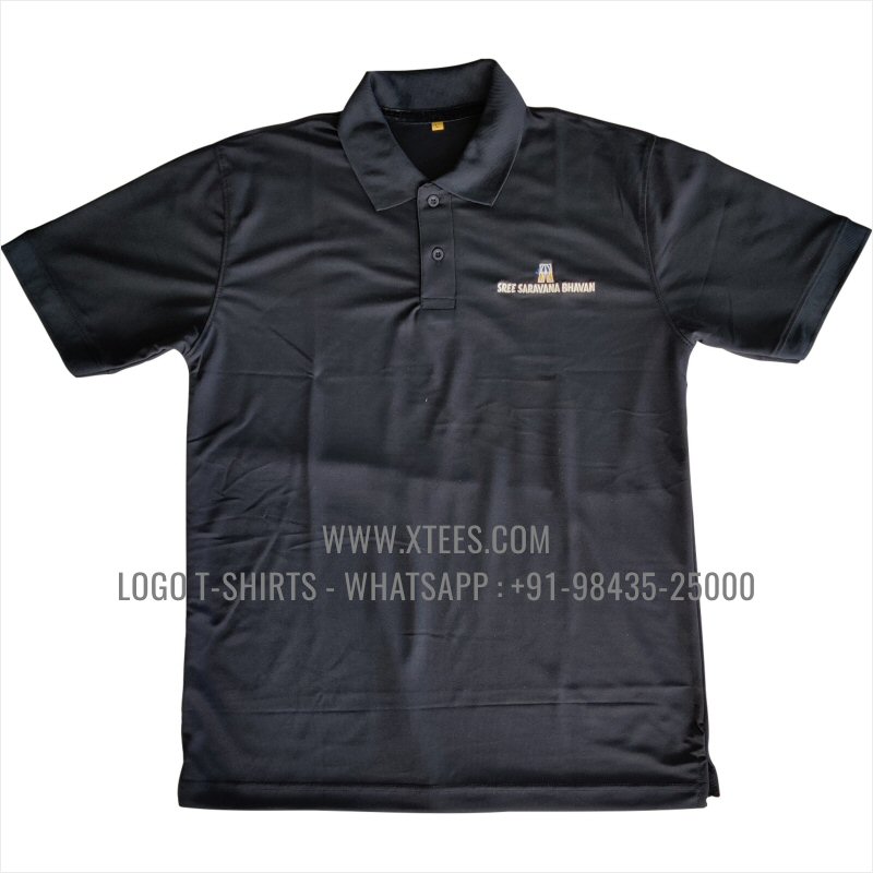 Mars Premium Polyester Dry Fit Collar Polo T-Shirt | 100% Polyester | 200 GSM Mars Fabric | True Navy | Logo Embroidery