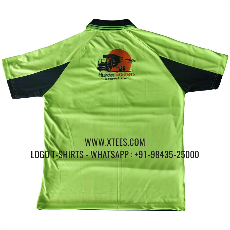 100% Polyester Dry Fit Collar Polo T-Shirt | 170 GSM Salina Fabric | Logo Embroidery