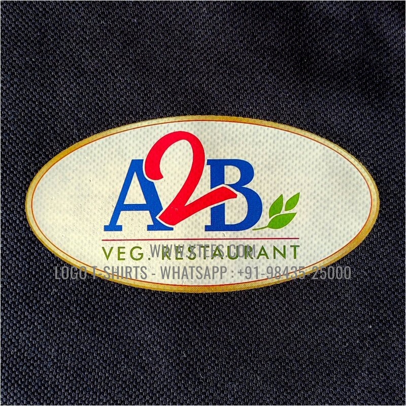 100% Polyester Dry Fit Collar Polo T-Shirt | 230 GSM Lacoste Fabric | Navy | Sublimation