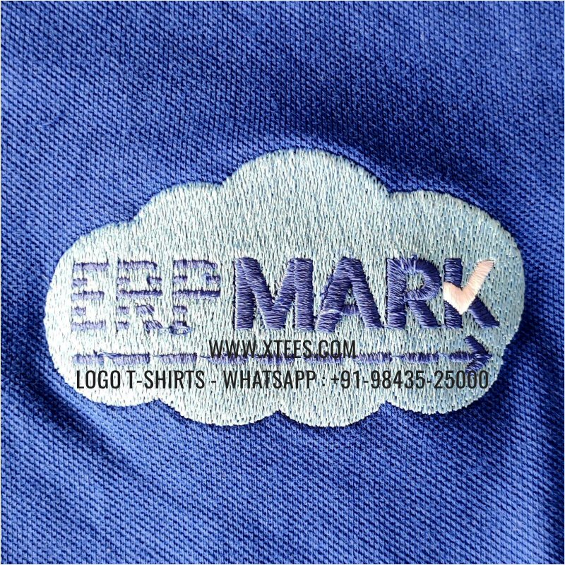 IT & Software Company Uniform T-Shirt | Solid Color Collar Polo T-Shirt | 100% Cotton | 240 GSM Thick Pique Airtex Fabric | Royal Blue | Logo Embroidery