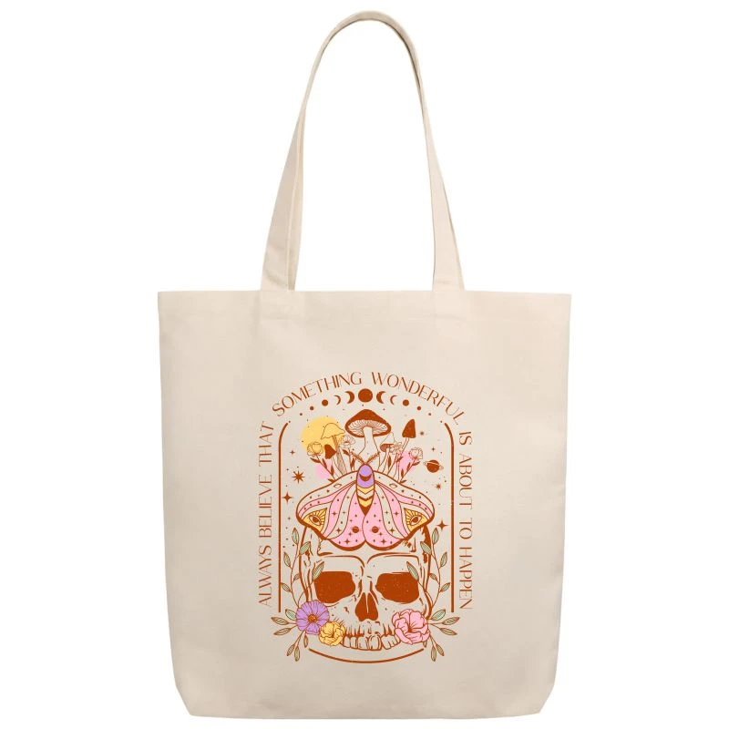 Always Believe That Something Wonderful Is About To Happen Tote Bag product image