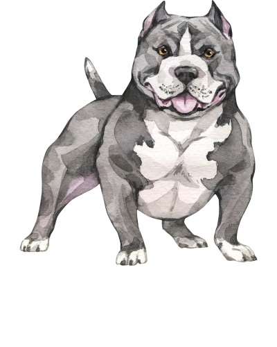 American Bully Dog Printed