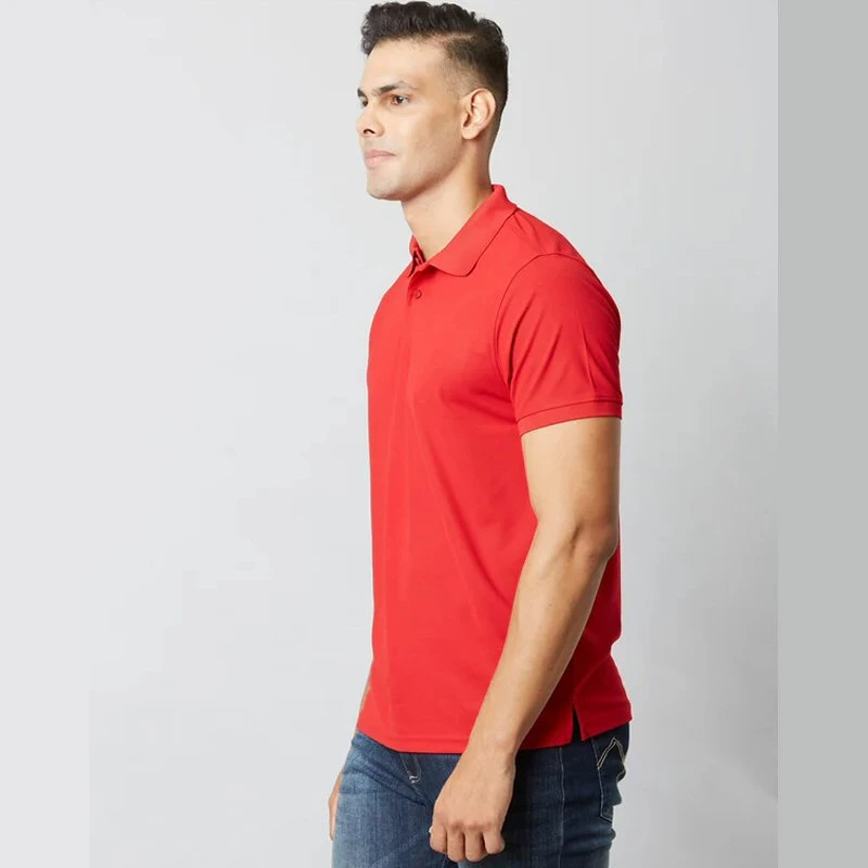 Arrow Red Plain Mars Dry Fit Collar Polo T-shirt product image