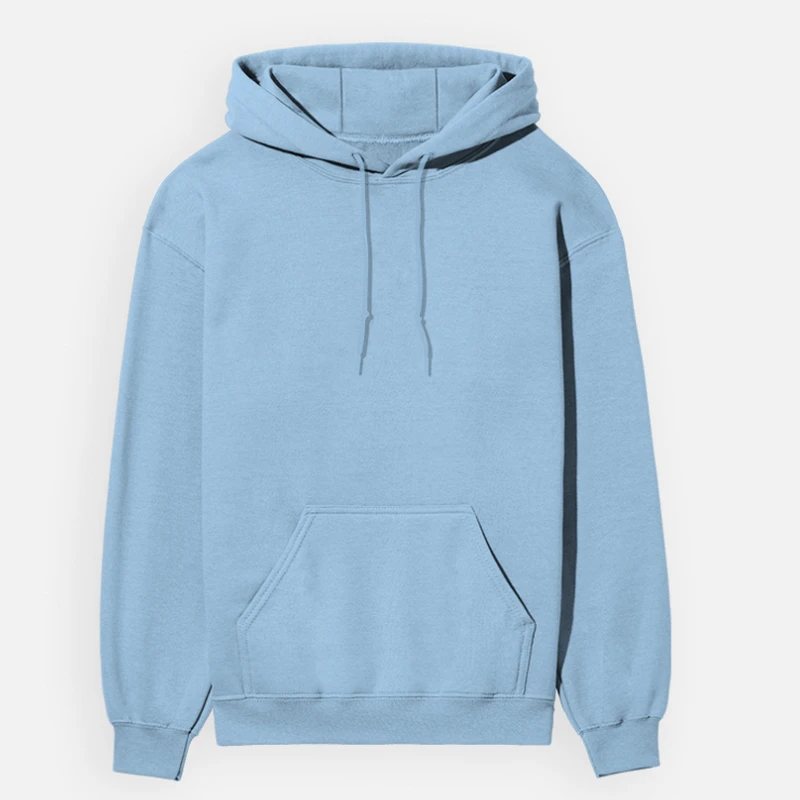 Baby Blue Plain Hoodie - Unisex