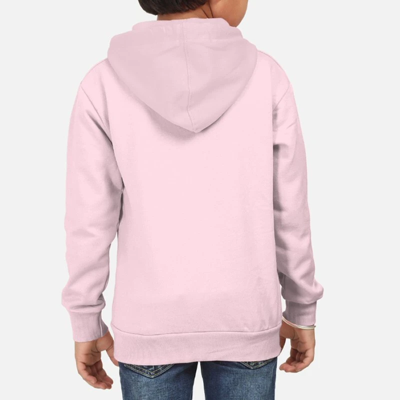 Baby Pink Plain Kids Hoodie product image