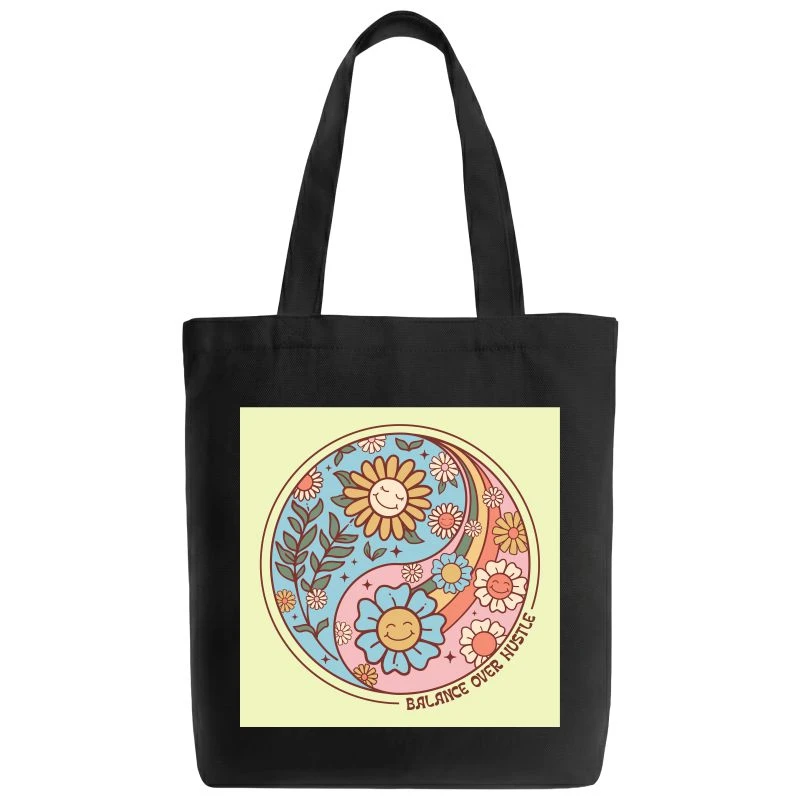 Balance Over Hustle Tote Bag
