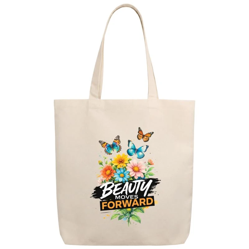 Beauty Moves Forward Tote Bag