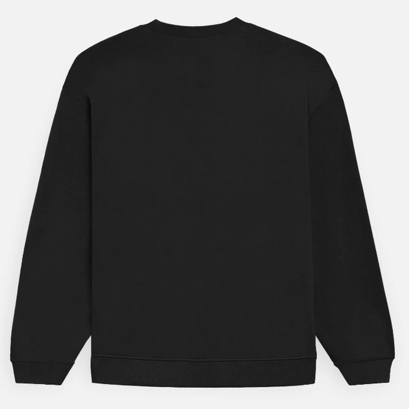 Black Plain Oversized Sweatshirt product image