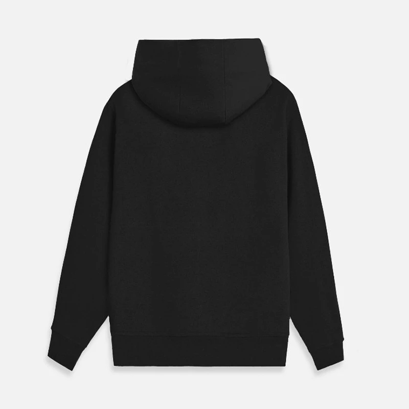 Black Plain Zip Hoodie product image