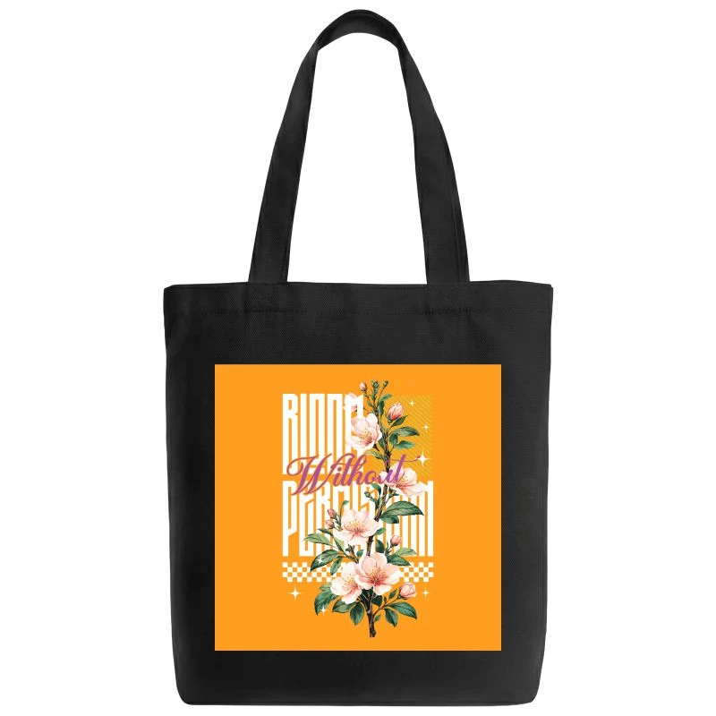 Bloom Without Permission Tote Bag