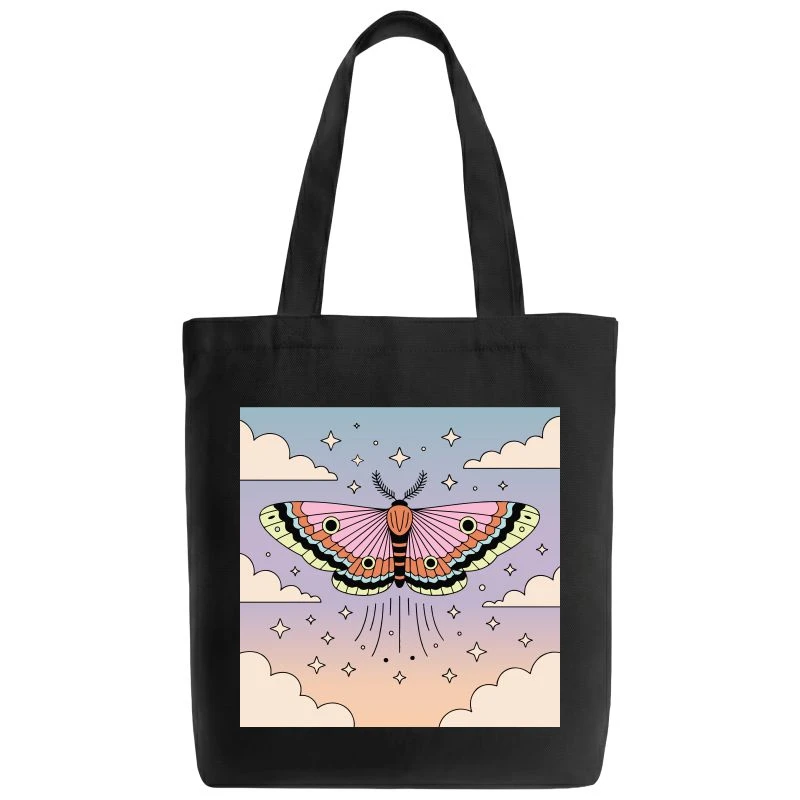 Butterfly And Skies Tote Bag