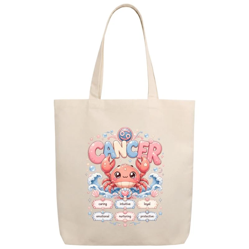Cancer Anime Zodiac Sign Tote Bag product image