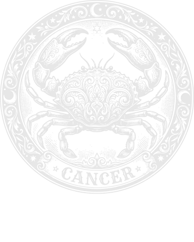 Cancer Vintage Zodiac Sign