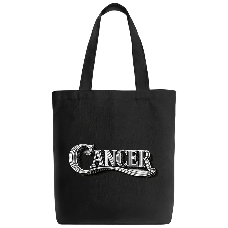 Cancer Word Art Zodiac Sign Tote Bag