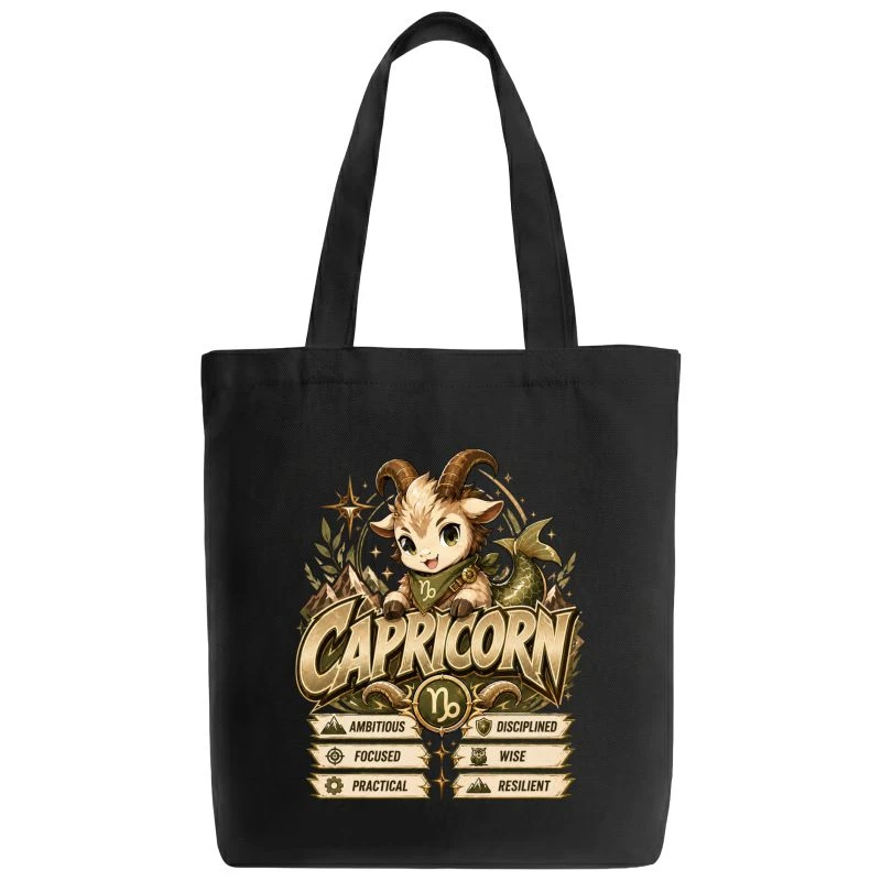 Capricorn Anime Zodiac Sign Tote Bag product image