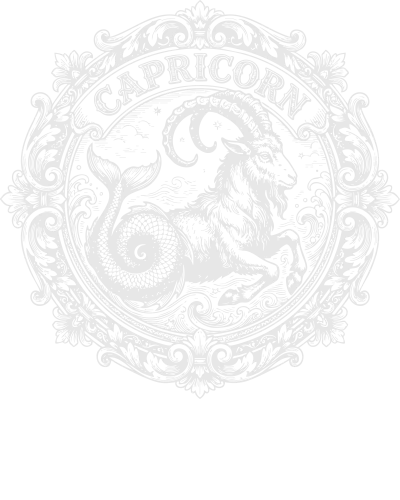 Capricorn Vintage Zodiac Sign