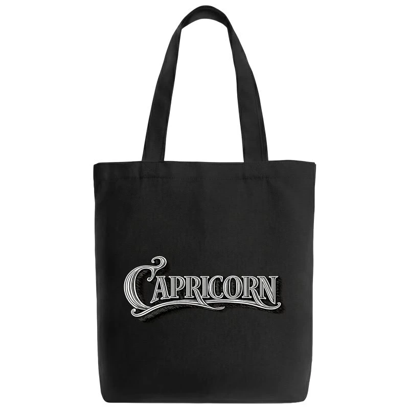 Capricorn Word Art Zodiac Sign Tote Bag product image