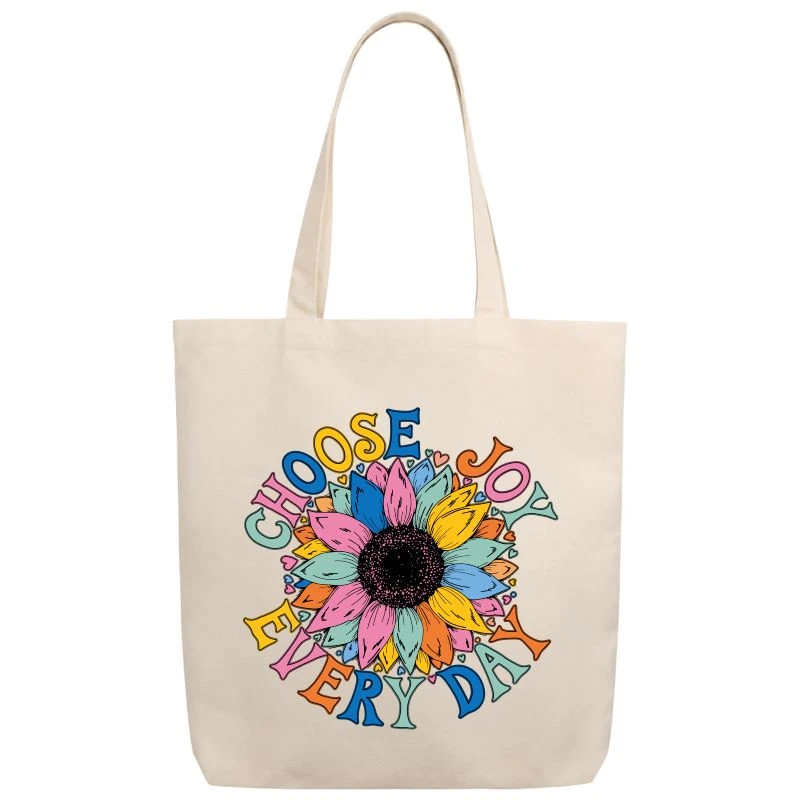 Choose Joy Everyday Positive Quotes Tote Bag product image