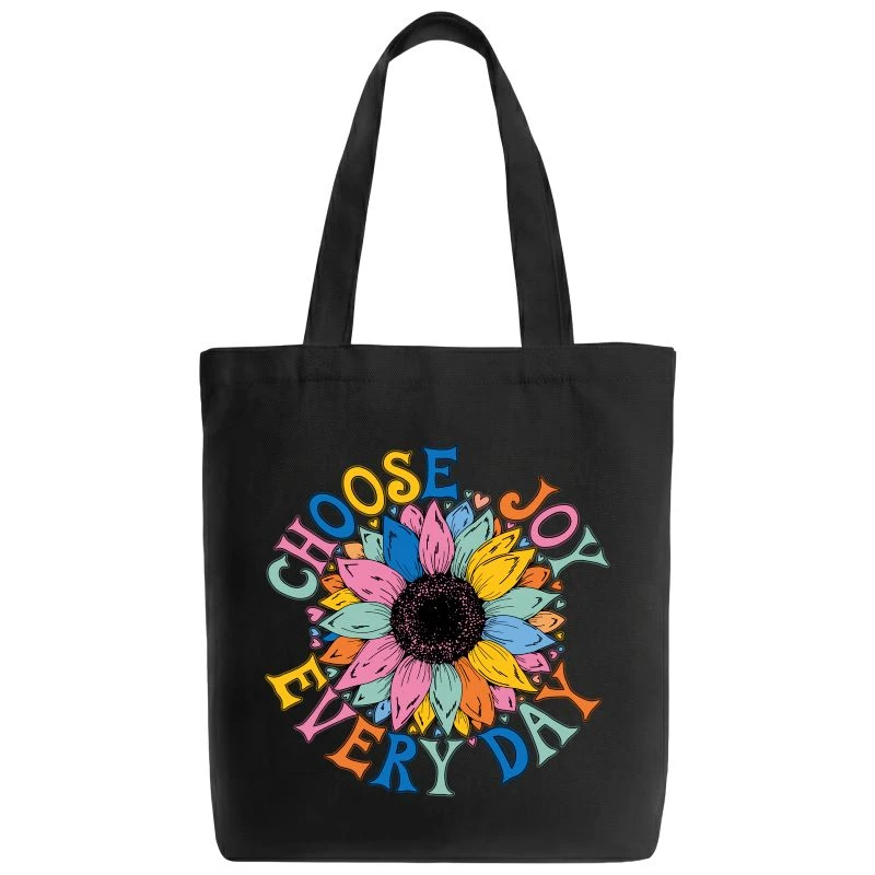 Choose Joy Everyday Positive Quotes Tote Bag