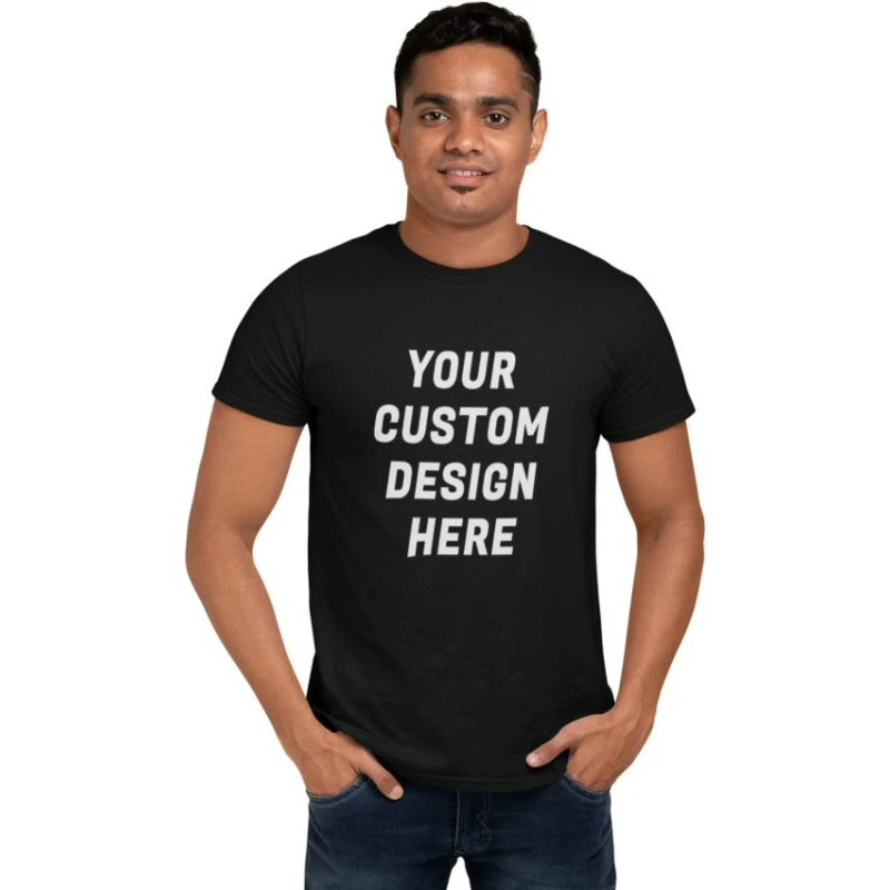 Custom Printed Round Neck T-shirt