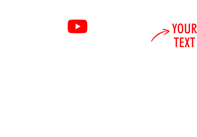 Custom Youtube Channel Name - Design 2