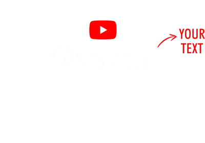 Custom Youtube Channel Name T-Shirt