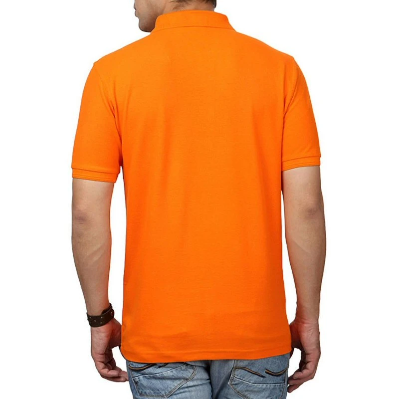 Dark Orange Plain Collar Polo T-shirt - 100% Cotton Unisex - 200 GSM product image