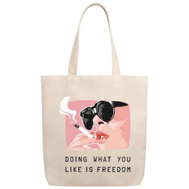 Doing What You Like Is Freedom Tote Bag