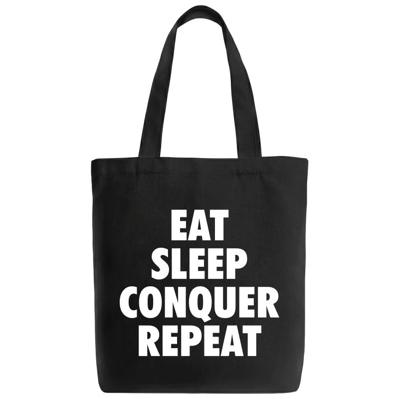 Eat Sleep Conquer Repeat Tote Bag product image